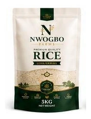 Nwogbo Farms Premium Long Grain Rice bag